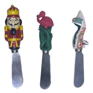 Cheese & Dip Spreader Knives Set of 3